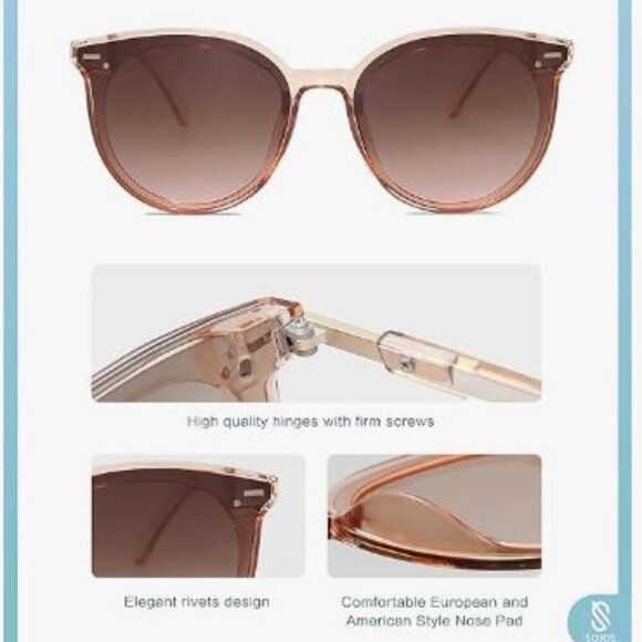 Trendy 2024 Classic Round Retro Vintage Shades Large Frame SJ2067